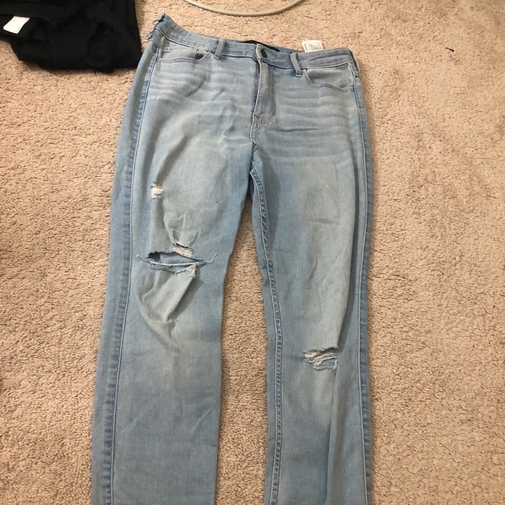 hollister jeans light washed